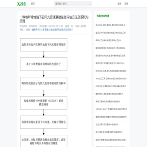 一种喀斯特地貌下的风光资源禀赋量化评估方法及系统与流程